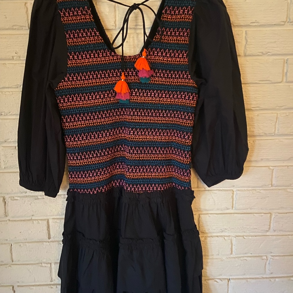 Love the Label Dress with Colorful Embroidery